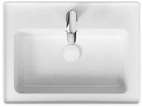 Cersanit Crea, závesná skrinka s umývadlom 60cm, set B109, šedá, S801-283