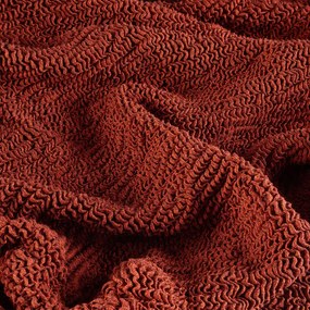 Bielastické poťahy COSTINA medená kreslo ušiak (š. 60 - 110 cm)