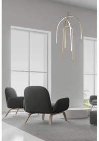 Zambelis 1931 - LED Stmievateľný luster na lanku LED/80W/230V zlatá