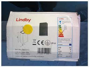 Lindby Lindby - LED Vonkajšie nástenné svietidlo WEERD LED/5,3W/230V IP44 LW1185