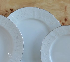 Thun tanierová súprava Bernadotte damašek 26-dielná