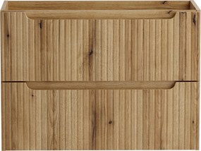 Závěsná skříňka pod umyvadlo Nova 82-80-40-2S dub coast evoke