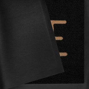 Hanse Home Collection koberce Protiskluzová rohožka Printy 103802 Anthracite Beige - 45x75 cm