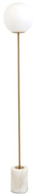 Stojacia lampa v bielo-zlatej farbe (výška 156 cm) Medina - Light & Living