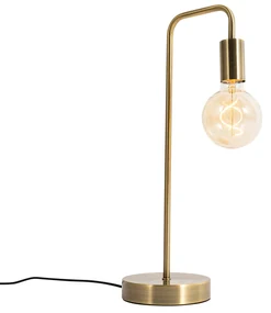Moderná stolná lampa bronzová - Facil