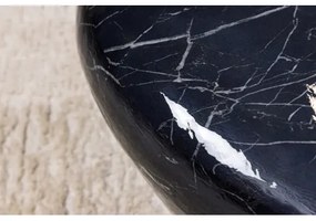 Konferenčný stôl Stone 44853 75x52cm Black marble look  - Komfort-nábytok