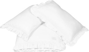 Posteľná bielizeň s volánom – biela Margaret od 140x200 cm 200x220 cm