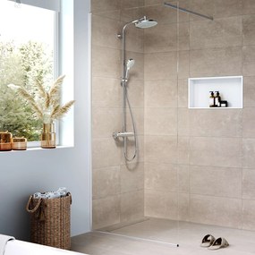 Hansgrohe RainDrain Compact, úplná sada sprchového žľabu 600 pre štandardnú inštaláciu, kartáčovaná nerezová oceľ, HAN-56174800
