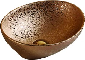 Mexen ELZA UMÝVADLO, 40x34 CM, MEDENA, 21014051