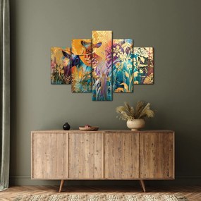 Obraz - Abstraktná maľba prírody (150x105 cm)