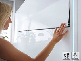Sklápacie posteľ Cione 160x200cm, biela
