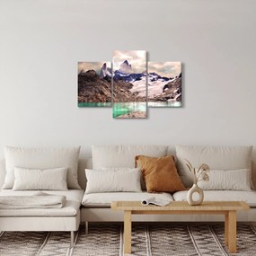Obraz horského jazera (90x60 cm)