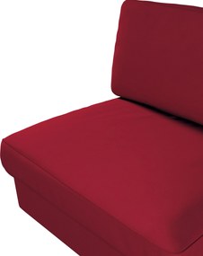 Poťah na neskladacie kreslo Kivik farba produktu červená látka zapletaná