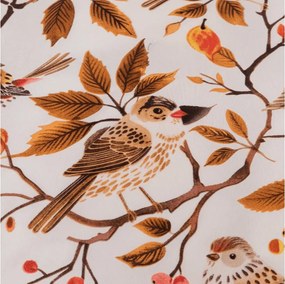 Obliečky z mikrovlákna BIRDS PUMPKIN hnedé Rozmer obliečky: 70 x 90 cm | 140 x 220 cm