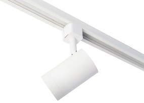 Moderný koľajnicový systém s 6 bielymi bodovými svetlami 1-fázový 200 cm - Iconic Jeana