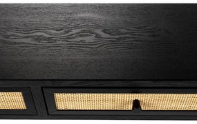 Čierny konzolový stolík 40x120 cm Guuji – White Label