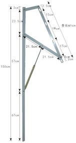 Zdvíhací kovový rošt Domy 90x200 cm čierny