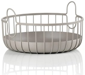 Drôtený kovový košík ø 22x8 cm Inu – Zone
