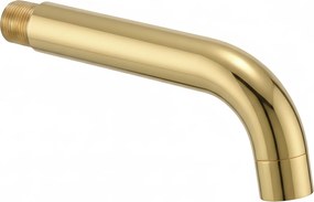 Vaňový/umývadlový výtok pre podomietkovú batériu REA LUNGO 160 mm, zlatý lesk