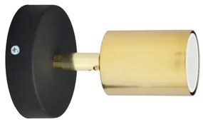 LED Nástenné bodové svietidlo TUNE 1xGU10/4,8W/230V zlatá/čierna