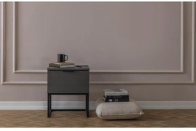 Nočný stolík Muun (antracitová čierna). Vlastná spoľahlivá doprava až k Vám domov. 1108189