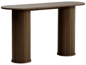 Hnedý konzolový stolík 40x130 cm Nola – Unique Furniture