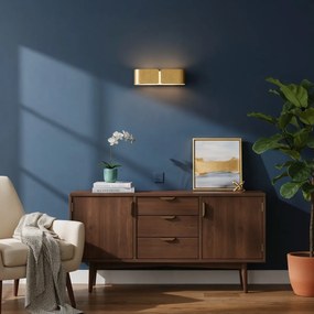 Ideal Lux 088266 nástenné svietidlo Clip Small Oro 2x60W | E27