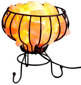 Soľná lampa - industriálna Farba Himalájskej soli: Biela
