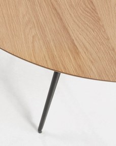 Rozkladací jedálenský stôl vanoc 120 (200) x 120 cm prírodný MUZZA