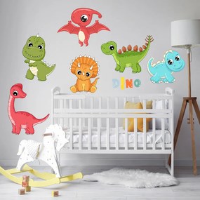 PIPPER. Baby dinosaury - textilná nálepka na stenu