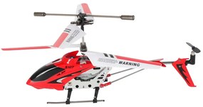 KIK RC vrtuľník Syma S107G Metal Series - hliníkový rám, gyroskop, červený, diaľkovo ovládaný