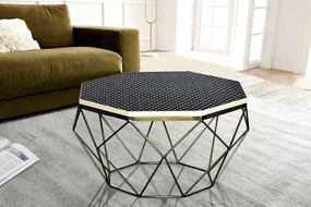 Intarzovaný konferenčný stolík Diamond 70cm
