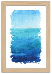 Gario Plagát Pohľad na morský horizont Farba rámu: Bez rámu, Rozmery: 30 x 45 cm