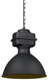 Inteligentná priemyselná závesná lampa čierna 38,5 cm vrátane A60 WiFi - Sicko