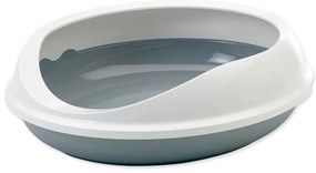 Bielo-sivý mačací záchod 49x55 cm Savic Figaro – Plaček Pet Products