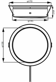 Philips 8720169212848 podhľadové LED svietidlo Diamond, 1x 6,5 W 1150lm 4000K