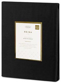 MAKOSATÉNOVÉ OBLIEČKY DELIA 200X220 CM, 2KS 70X80 CM ČIERNE