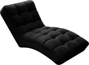 Relaxačné kreslo - leňoška NANA, čierna (RIVIERA 100)