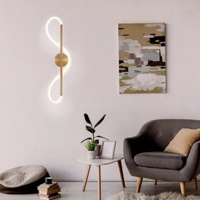 LED nástenné svietidlo EMMA LED/19W/230V zlaté