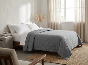 Prehoz na posteľ CALDERA, sivý Rozmer: 170 x 210 cm