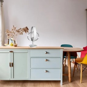 ONLI - Stolná lampa SERENA 1xE14/6W/230V biela 38 cm