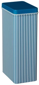 Ib Laursen Plechová dóza s vekom Blue Stripes Tall