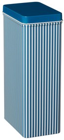 Ib Laursen Plechová dóza s vekom Blue Stripes Tall