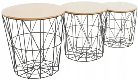 Set drôtených stolíkov SG1710-23