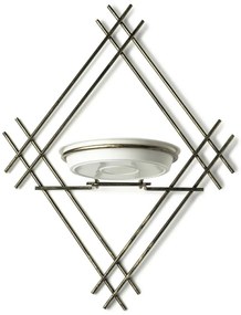 NÁSTENNÝ DRŽIAK NA KVETINÁČ EVELIN 41X31X26 CM ZLATÁ