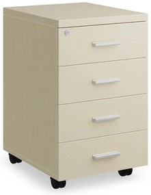 Kontajner SimpleOffice 40 x 48 cm - 4 zásuvky, breza