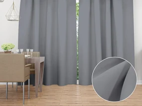 Biante Dekoračný záves Rongo RG-068 Sivý 140x140 cm