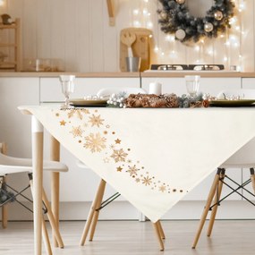 VIANOČNÝ OBRUS NA STÔL AMBERIA3 85X85 CM VZOROVANÁ