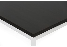 Jedálenský stôl TRIVIA, sivá podnož, 1200 x 800 mm, wenge