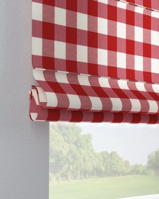 Rímska roleta Capri farba produktu červená látka vzorované